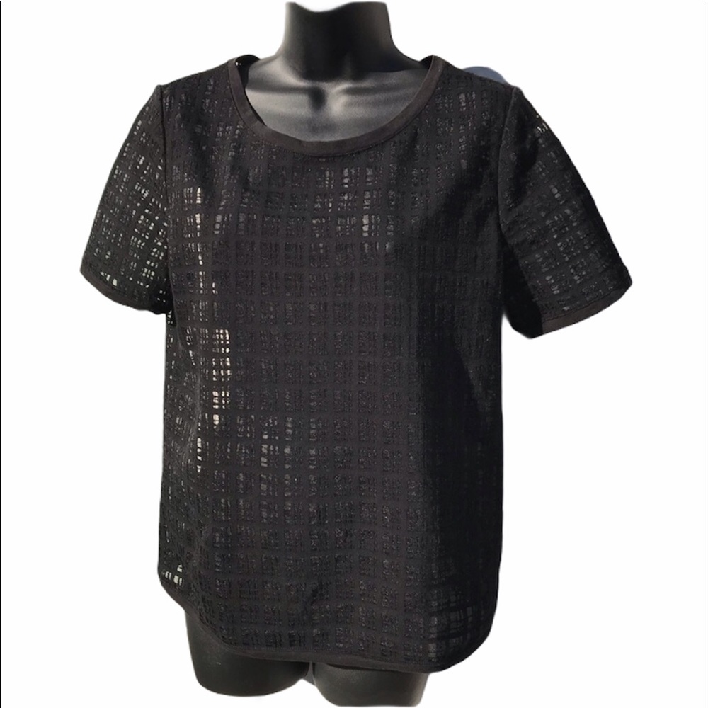 Ann Taylor LOFT short sleeve shirt blouse Medium